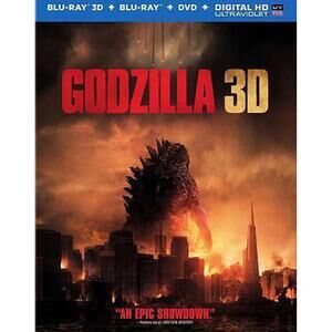 Godzilla (Blu-ray/DVD, 2014, Includes Digital Copy Ultraviolet 3D)